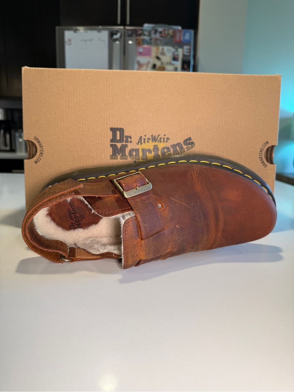 DR MARTENS - Jorge II in Warm Tan Menβs Size 12 Slip-On - Picture 11 of 16